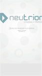 Mobile Screenshot of neutrion.cz